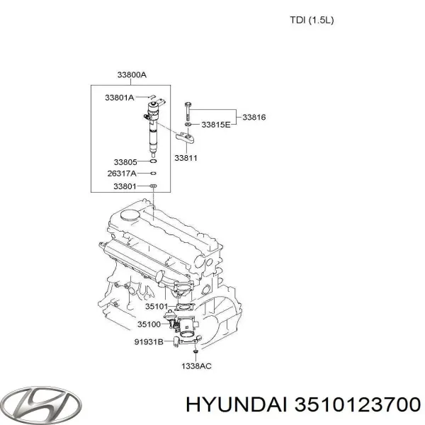 Прокладка дроссельной заслонки Hyundai Tucson I внедорожник (JM) (2004 - 2010) цена, от