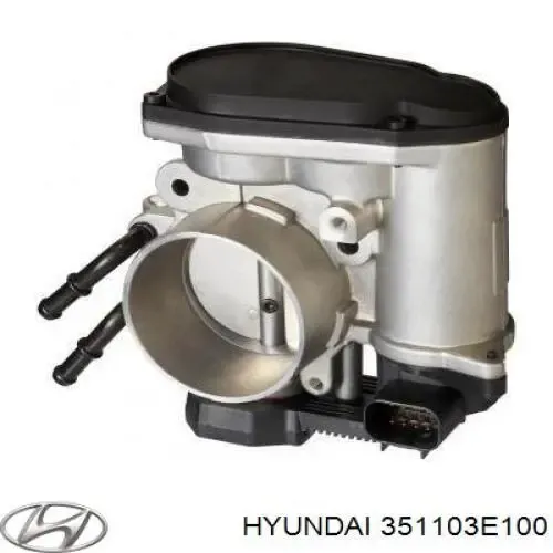 Дроссельная заслонка на Hyundai Santa Fe II CM