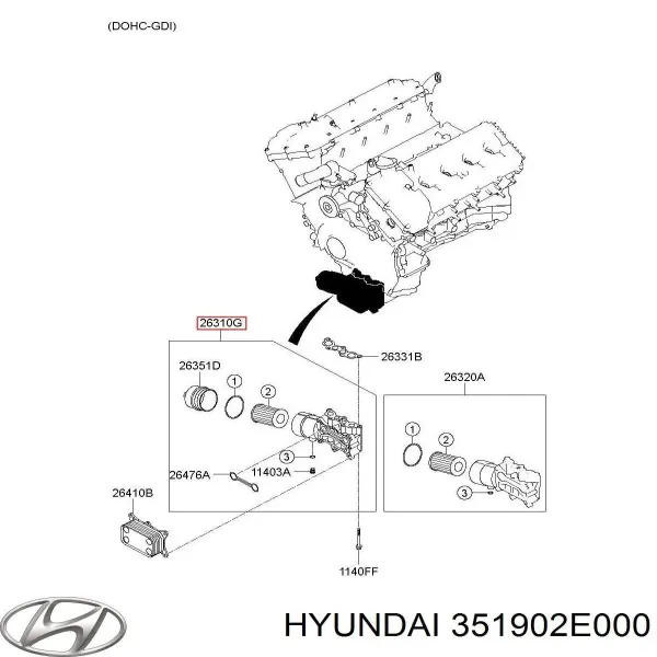  351902E000 Hyundai/Kia