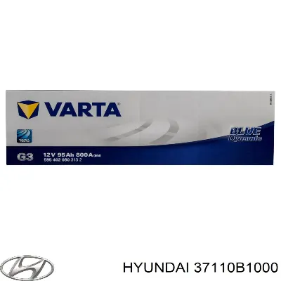 Аккумуляторная батарея Хёндэ 95 А/ч 12 В (37110B1000)
