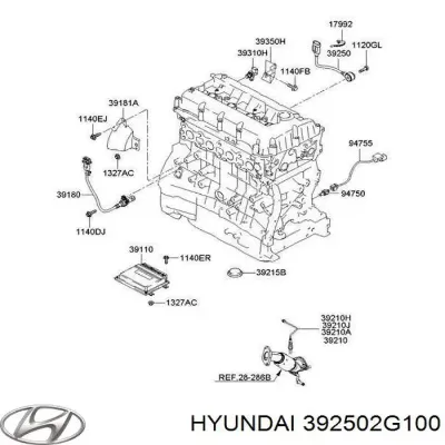 Датчик детонации HYUNDAI 392502G100