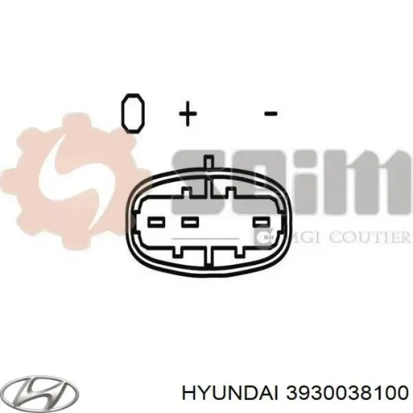 3930038100 Hyundai/Kia Датчик давления воздуха