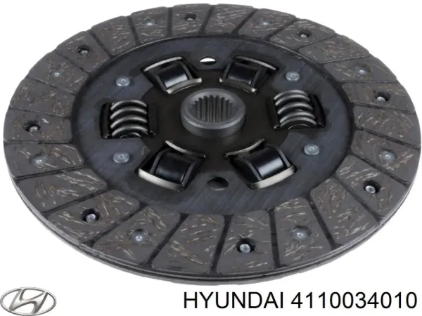 Диск сцепления 4110034010 Hyundai/Kia