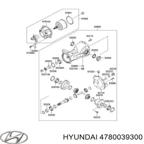 Муфта подключения заднего моста TQ51043 Tqparts