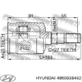 Левая полуось KIA Optima MC