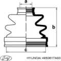 Пыльник ШРУСа внутренний HYUNDAI 4950617A00