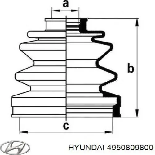 ШРУС внутренний PXCWA322 Parts-Mall