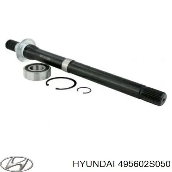 Вал привода полуоси 495602S050 Hyundai/Kia