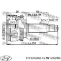 ШРУС наружный передний левый MARKET (OEM) 495912K050