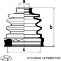 Пыльник ШРУСа внутренний HYUNDAI 495952F000