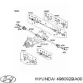 Пыльник ШРУСа задней полуоси наружный HYUNDAI 496092BA00