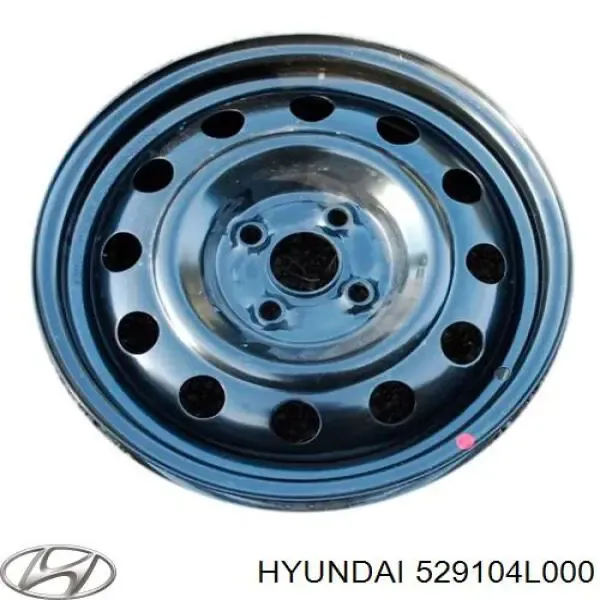 Диски колесные стальные (штампованные) 529104L000 Hyundai/Kia