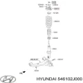 Опора переднего амортизатора HYUNDAI 546102J000