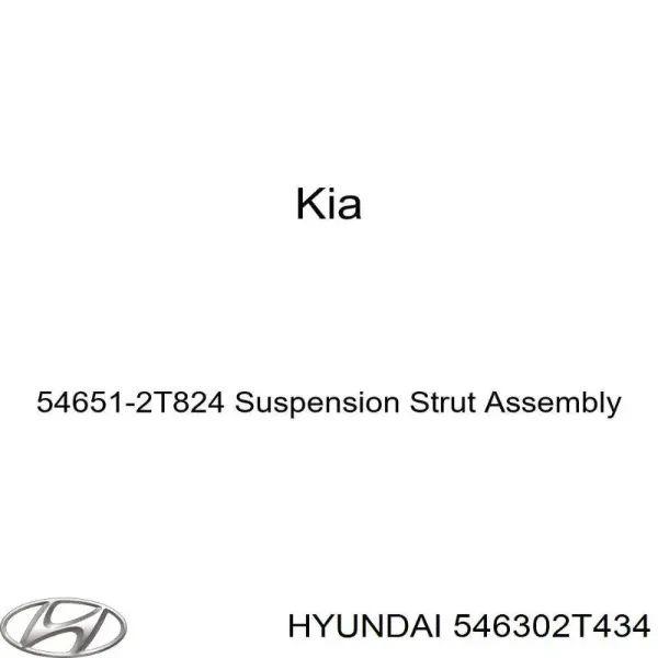 Передняя пружина 546302T434 Hyundai/Kia
