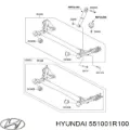 Подрамник задний Hyundai Accent RB