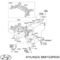 Стабилизатор задний Hyundai Santa Fe CM