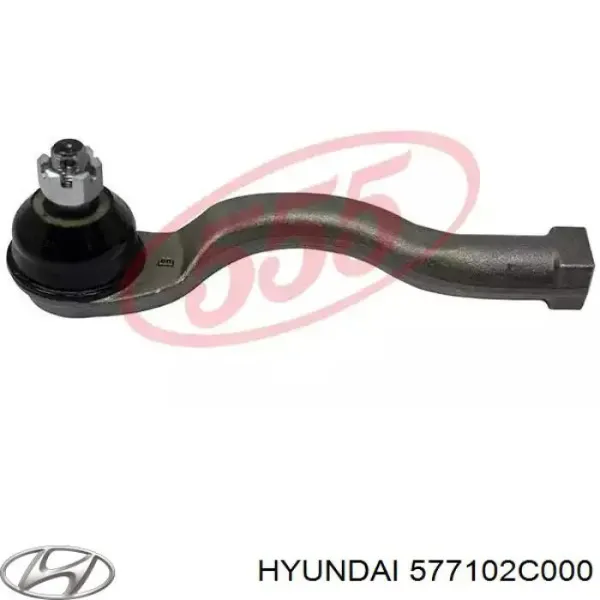 Вал (шток) рулевой рейки 577102D000 Hyundai/Kia