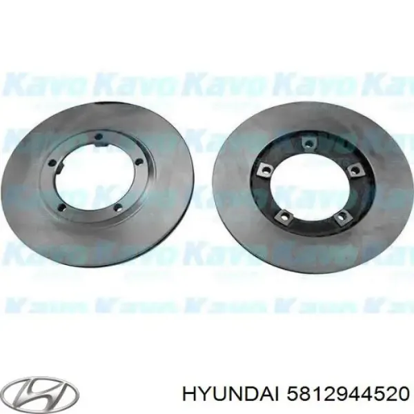 Передние тормозные диски 5812944520 Hyundai/Kia