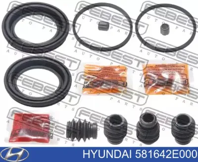 Пыльник направляющей суппорта тормозного переднего HYUNDAI 581642E000