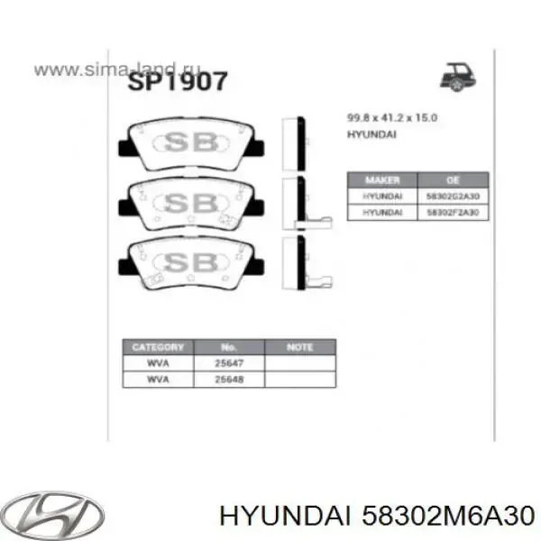  58302M6A30 Hyundai/Kia