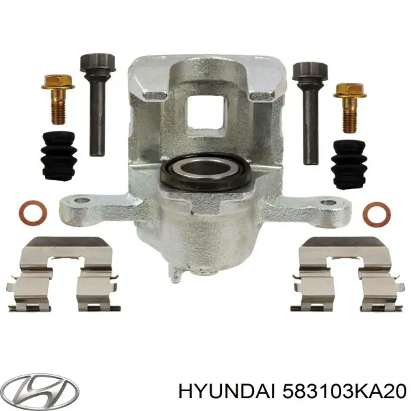 Суппорт задний левый 583103KA20 Hyundai/Kia