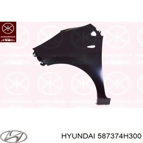 Шланг тормозной задний левый 587374H300 Hyundai/Kia