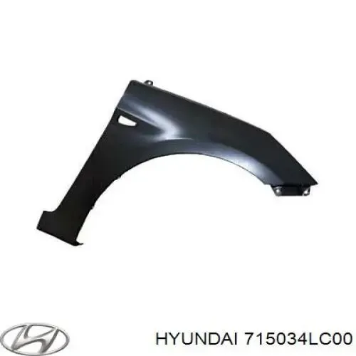 Крыло заднее левое 715034LC00 Hyundai/Kia