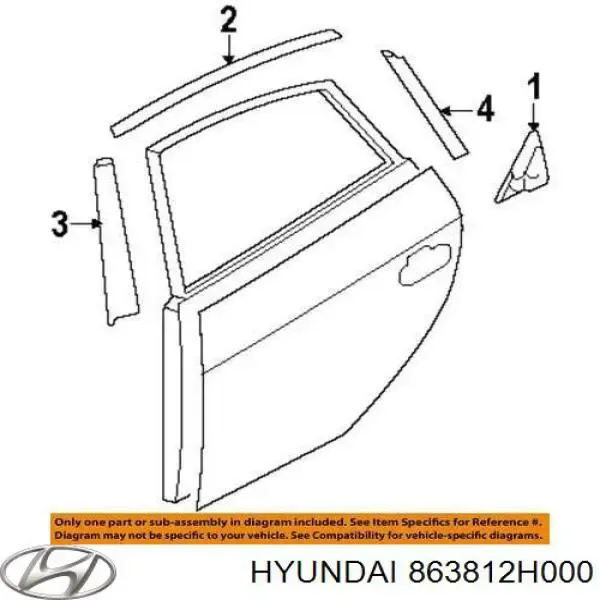  863812H000 Hyundai/Kia