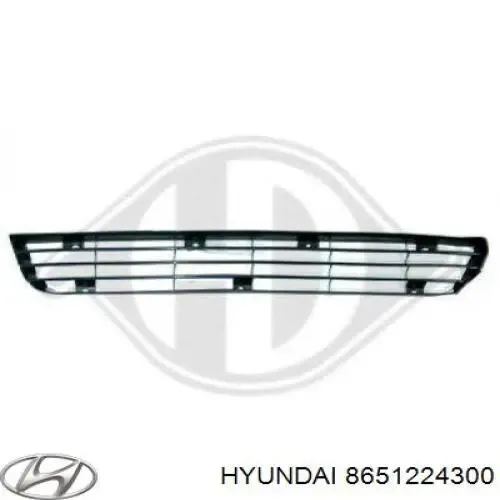 Решетка бампера переднего 8651224300 Hyundai/Kia