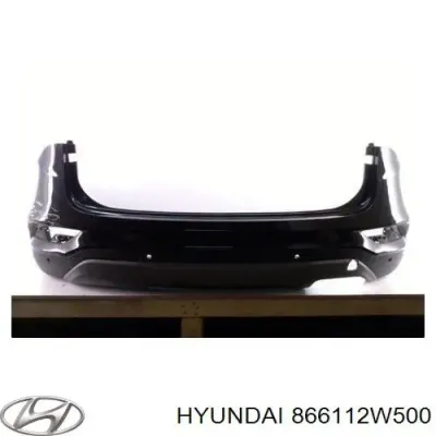Бампер задний, верхняя часть HYUNDAI 866112W500