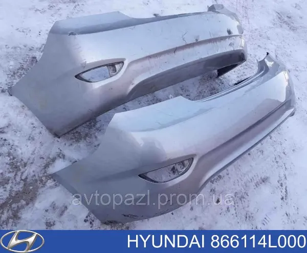Задний бампер Hyundai SOLARIS I