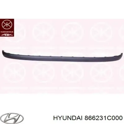 Молдинг бампера заднего HYUNDAI 866231C000