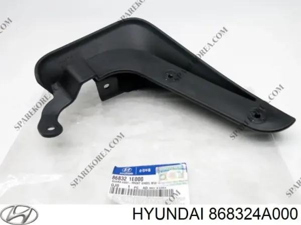 Брызговик передний правый 868324A000 Hyundai/Kia