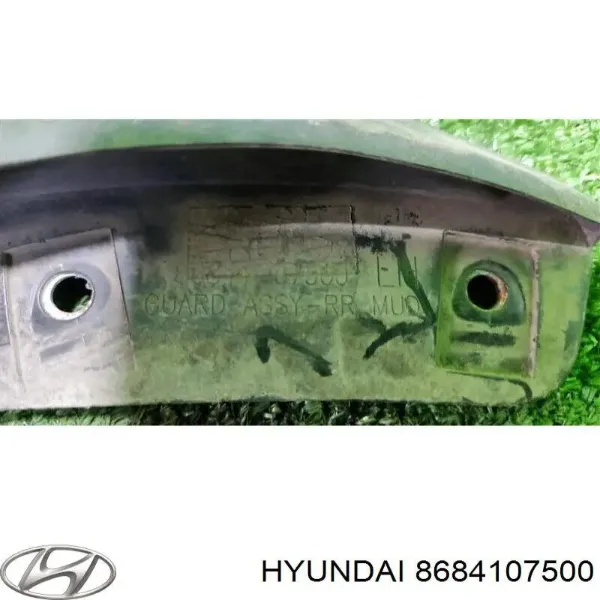 Брызговик задний левый 8684107500 Hyundai/Kia
