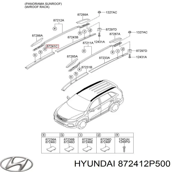  872412P500 Hyundai/Kia