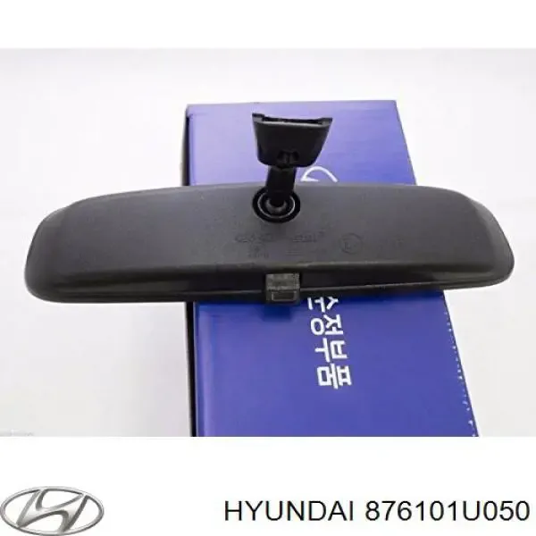 Левое боковое зеркало 876101U050 Hyundai/Kia