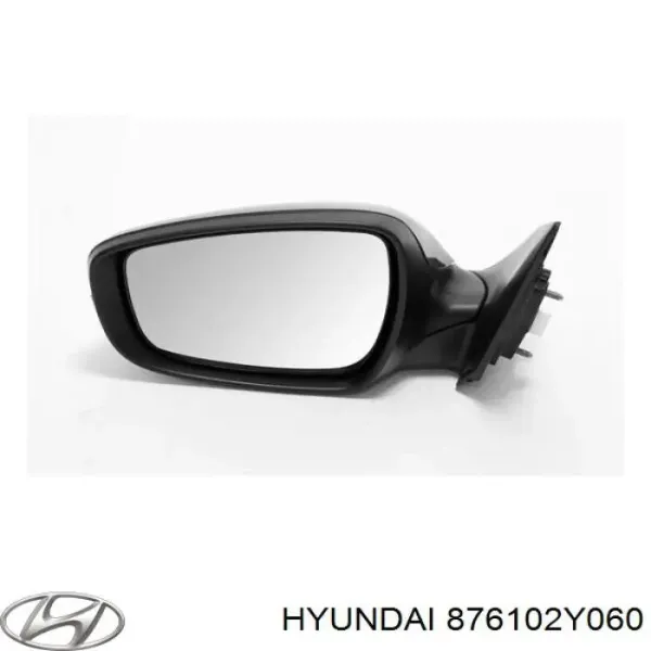 Левое боковое зеркало 876102Y060 Hyundai/Kia