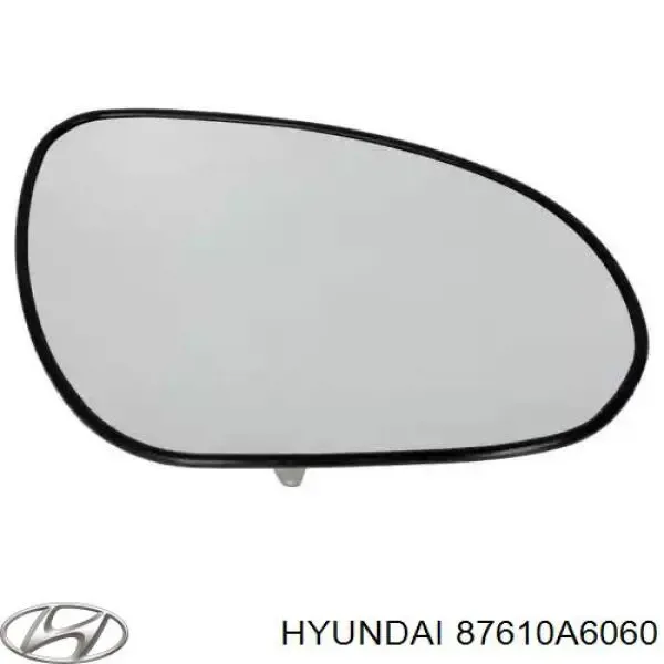 Левое боковое зеркало 87610A6060 Hyundai/Kia