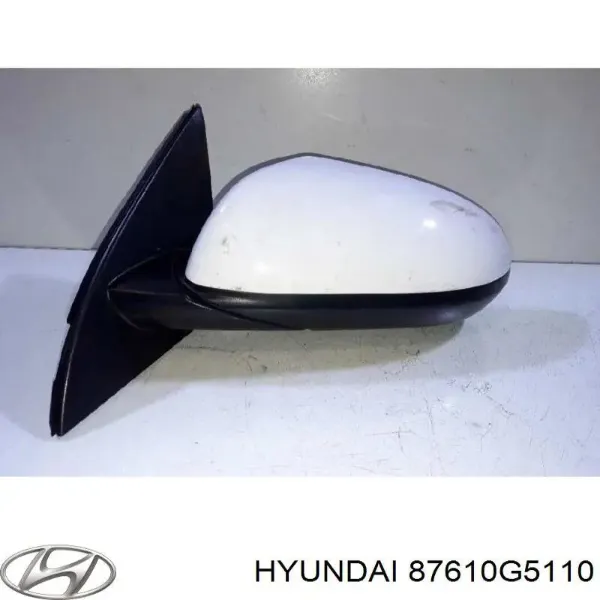 Левое боковое зеркало 87610G5110 Hyundai/Kia
