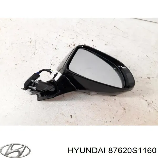 Правое зеркало 87620S1160 Hyundai/Kia