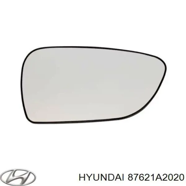 87621A2020 Hyundai/Kia Зеркальный элемент зеркала заднего вида правого
