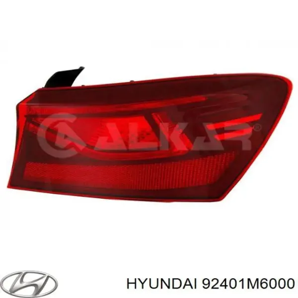 Фонарь задний левый внешний 92401M6000 Hyundai/Kia