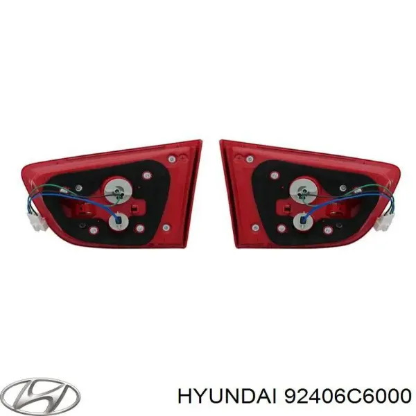 Правый катафот заднего бампера 92406C6000 Hyundai/Kia