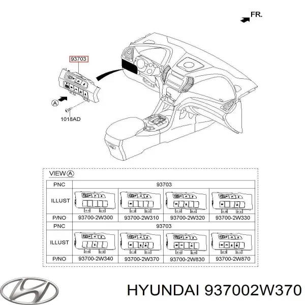  937002W370 Hyundai/Kia