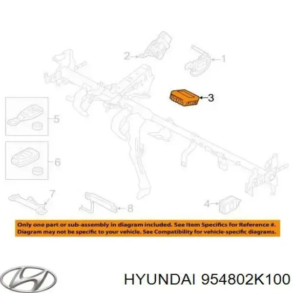  954802K100 Hyundai/Kia