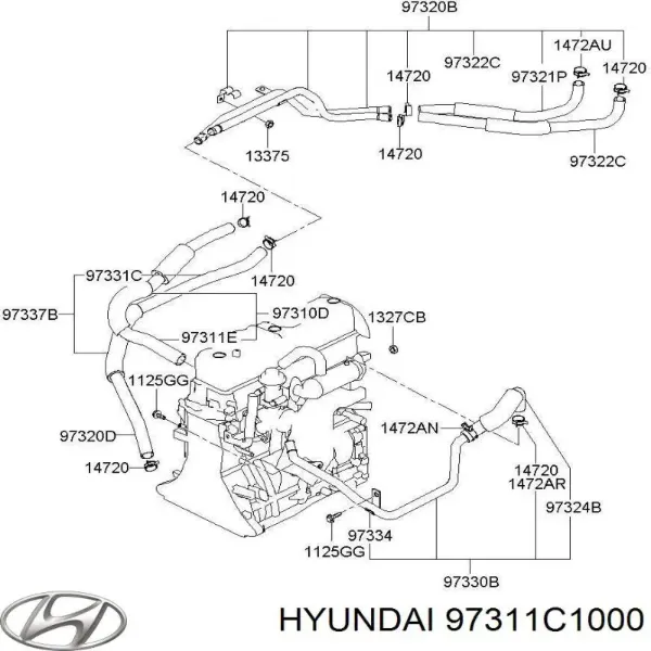  97311C1000 Hyundai/Kia