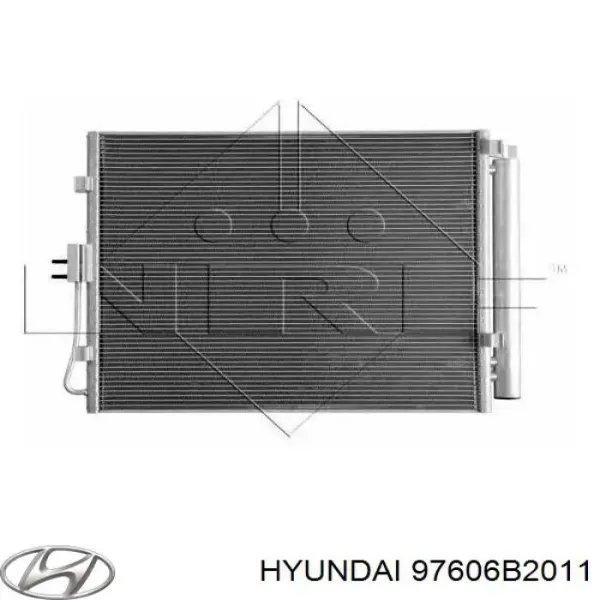 Радиатор кондиционера 97606B2011 Hyundai/Kia