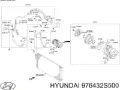 Шкив компрессора кондиционера HYUNDAI 976432S500