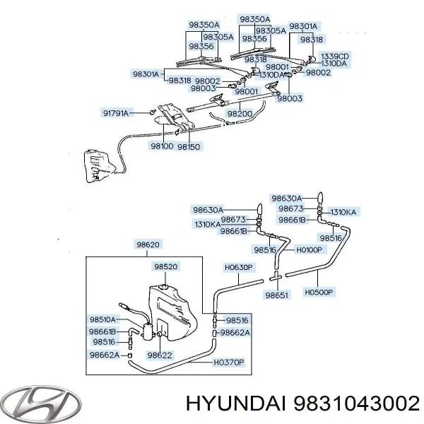  9831043002 Hyundai/Kia