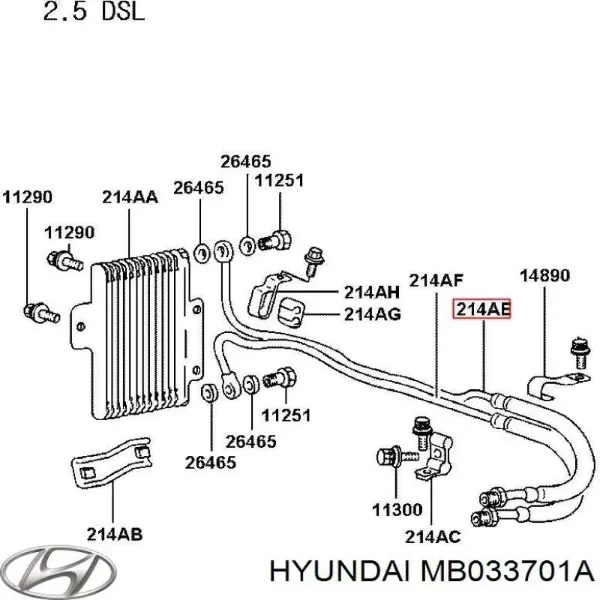  MB033701A Hyundai/Kia